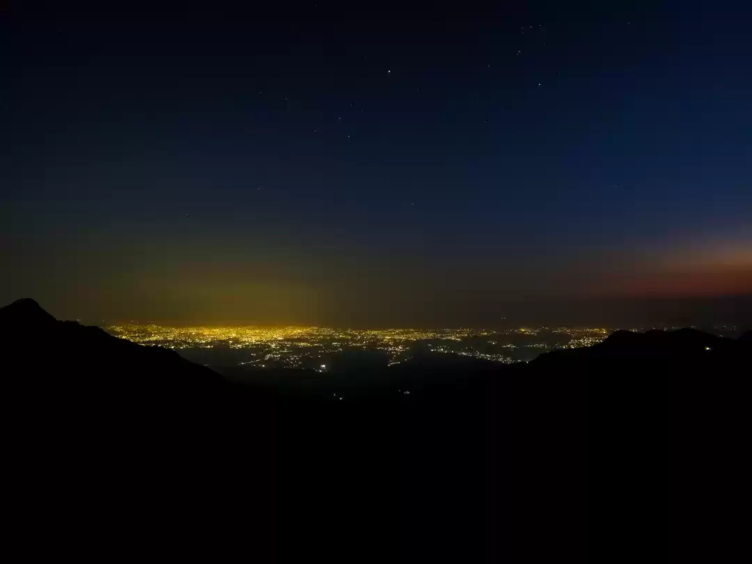 Photo of City lights from my 