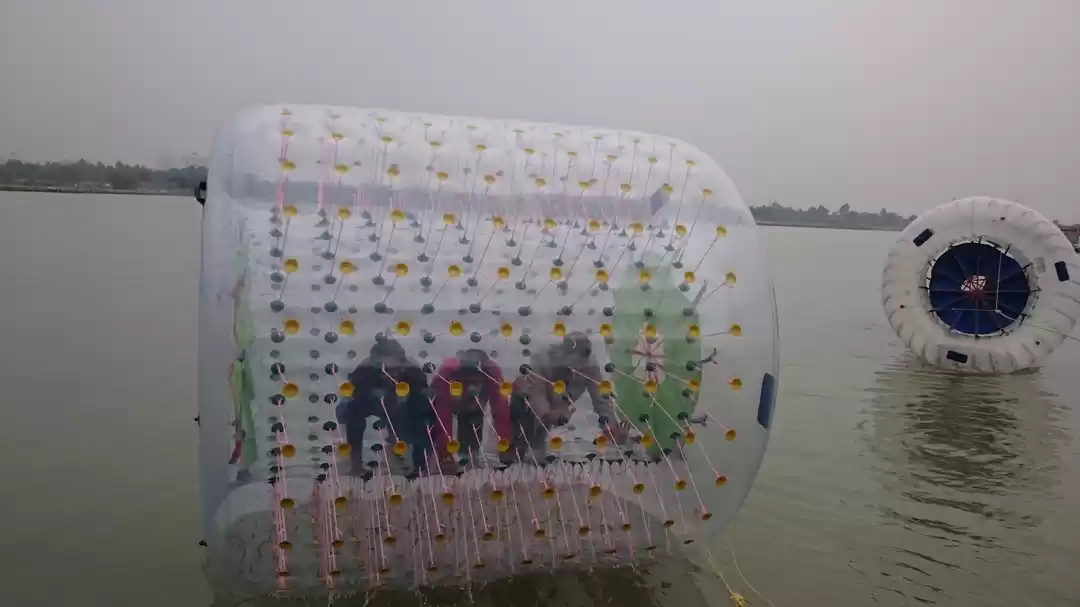 Photo of Zorbing in the middl