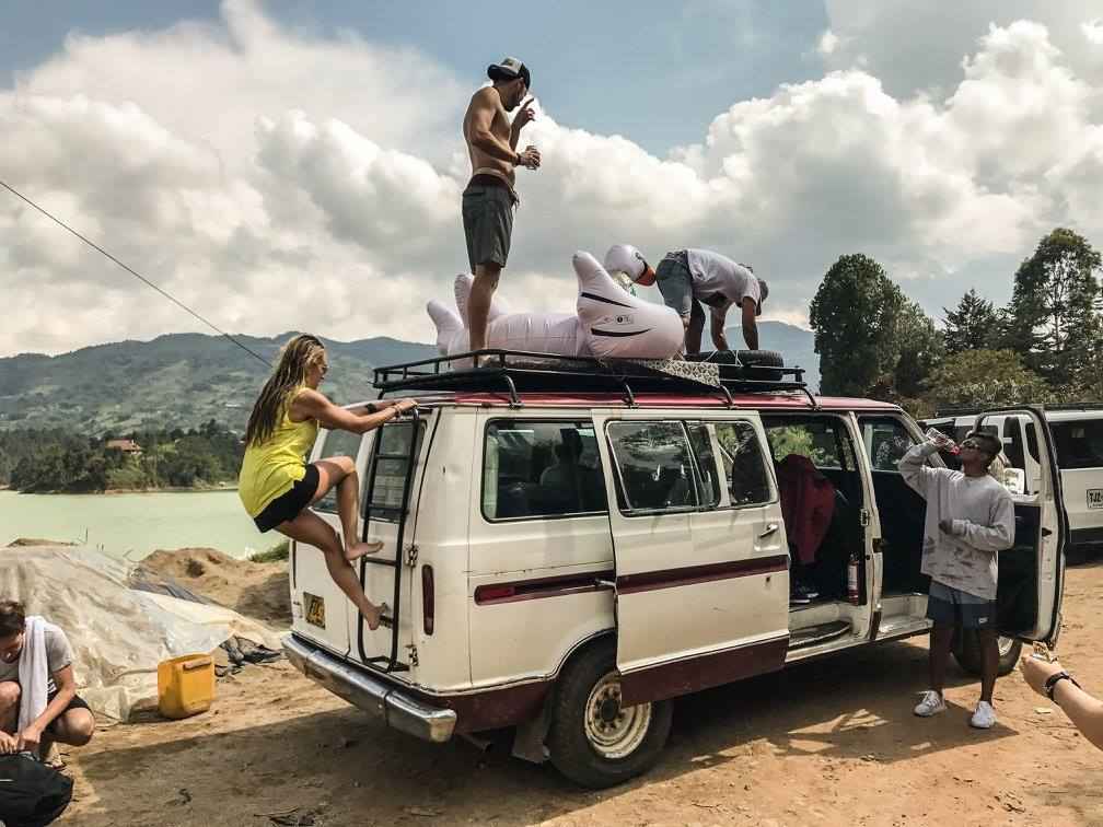hippie travel van