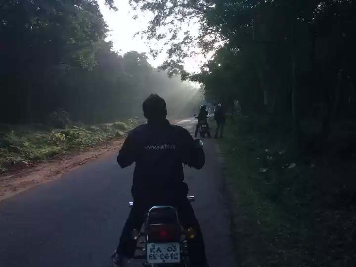 Photo of On a Motorcycle 