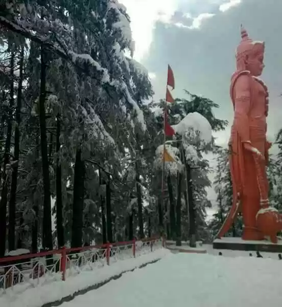 Photo of Freezing Jakhu Templ