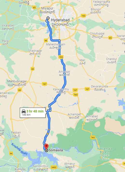 Hyderabad To Achampet Route Map Somasila- Weekend Gatway From Hyderabad - Tripoto