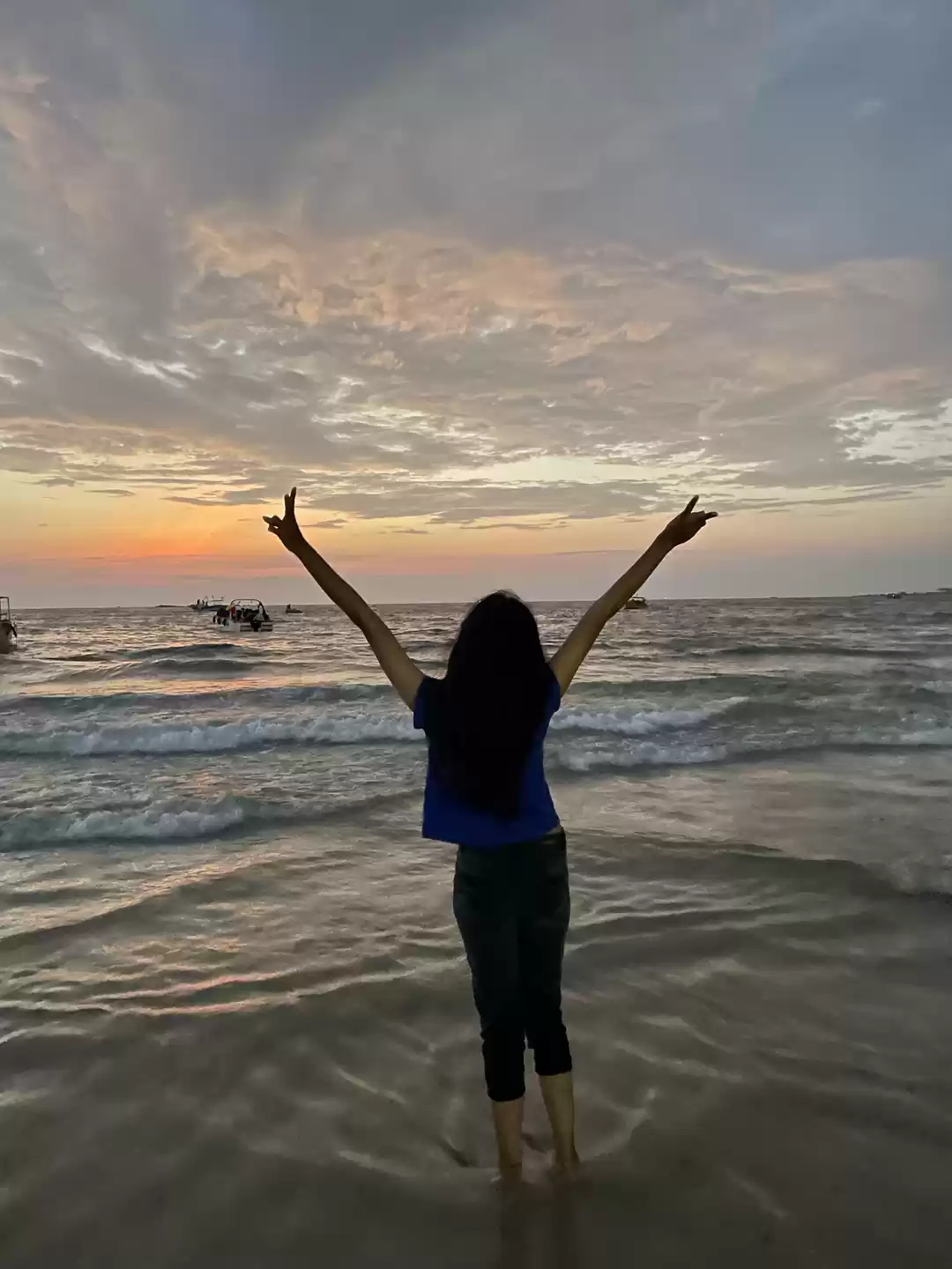 Photo of Sunset at Malpe Beac