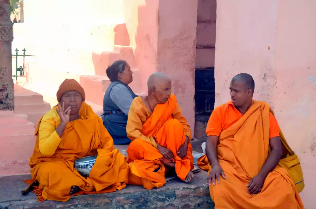 Photo of Monks in deep discus