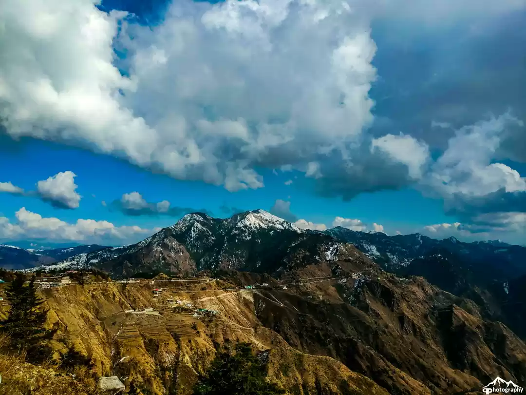 Photo of Snow cap on hills