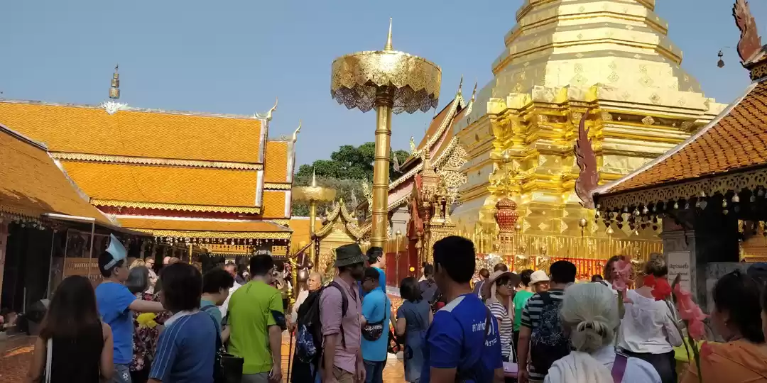 Photo of Doi Suthep temple, C