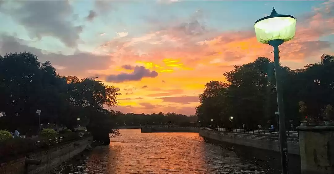 Photo of Sankey tank, evenin