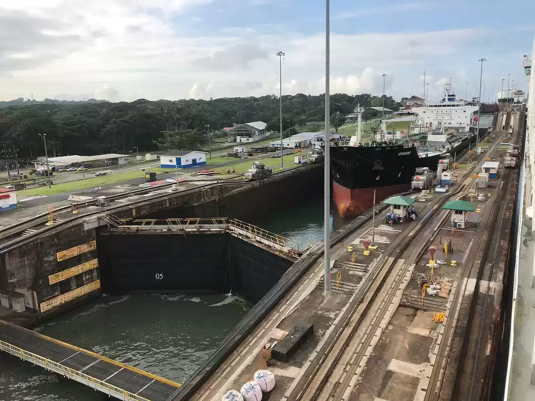 Photo of Panama Canal from th