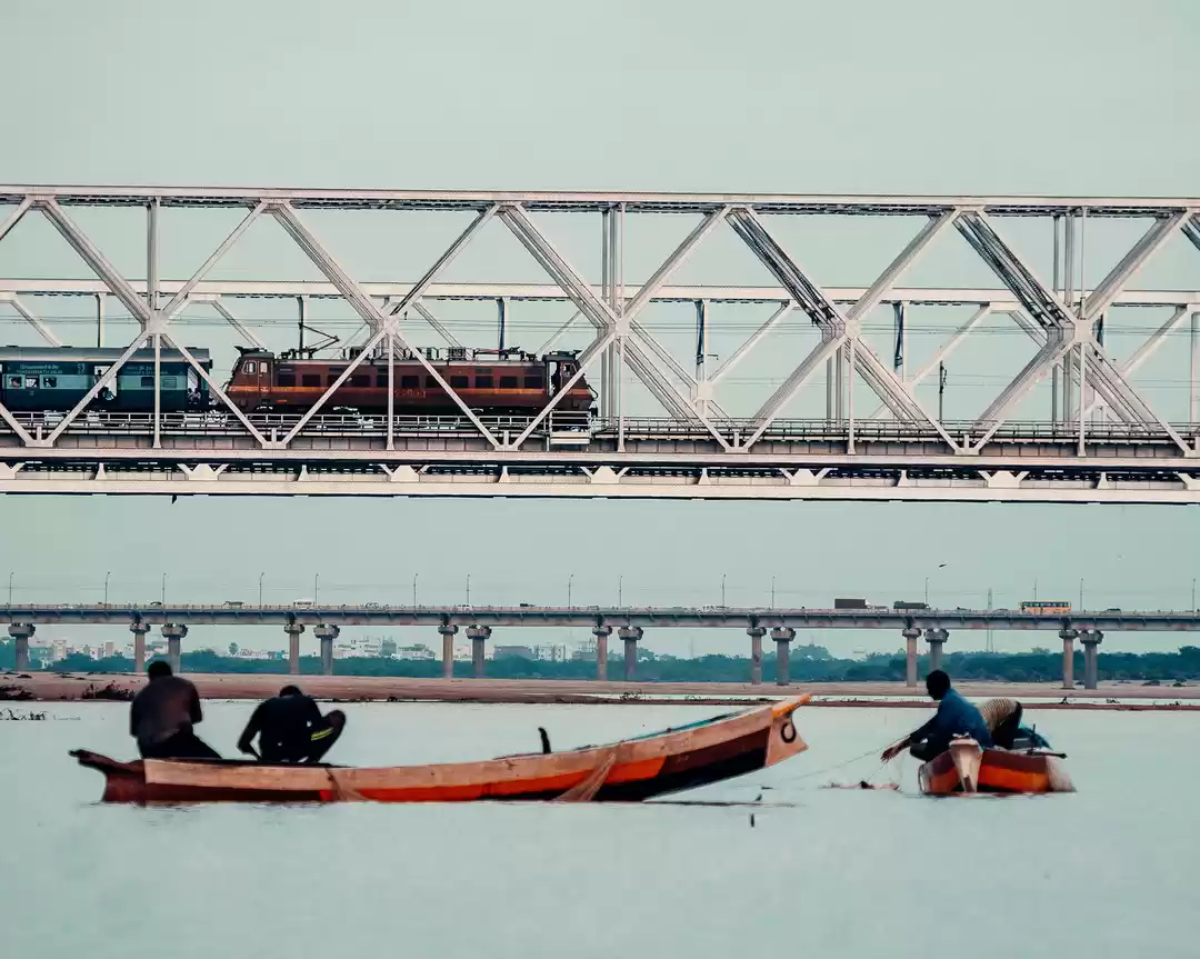 Photo of Krishna River at its