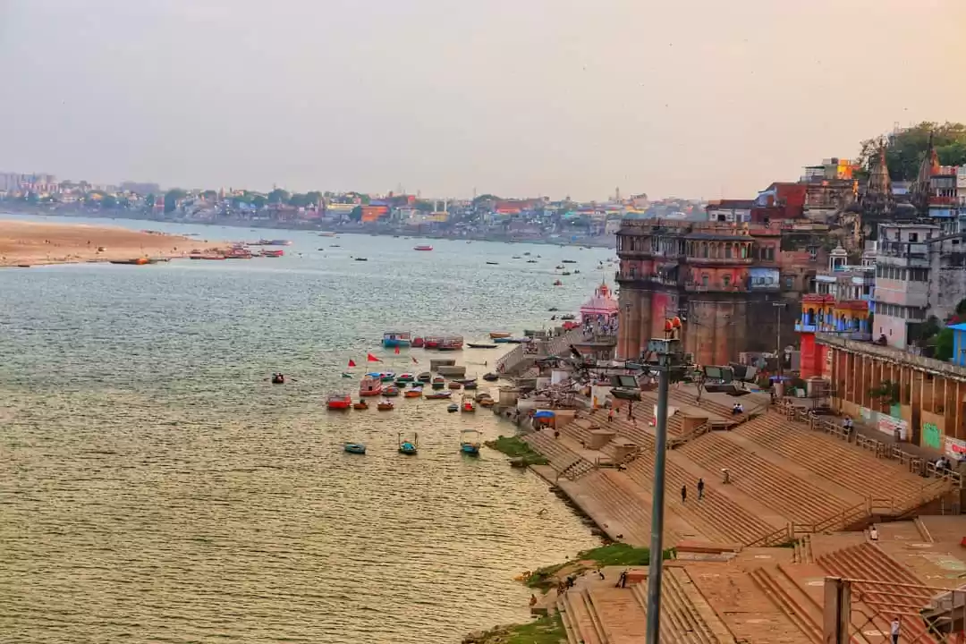 Photo of Varanasi through the