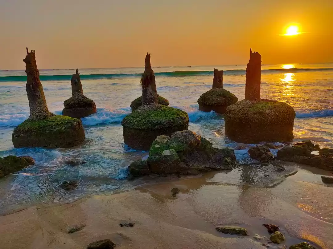 Photo of Sky above, sand belo
