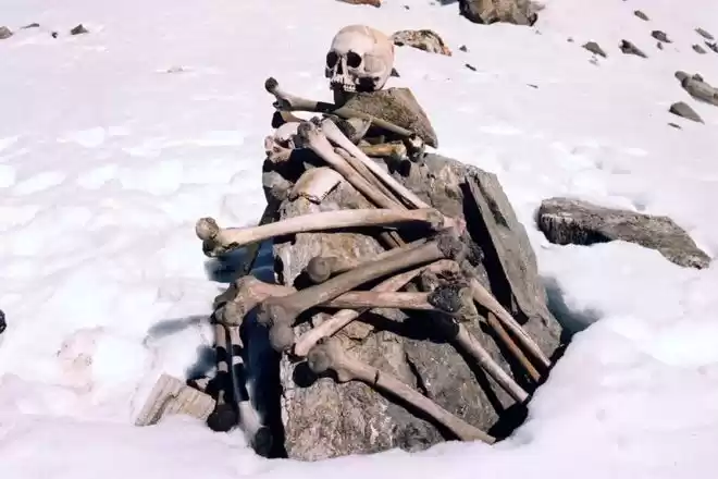 Photo of रूपकुंड कंकाल वाली झ