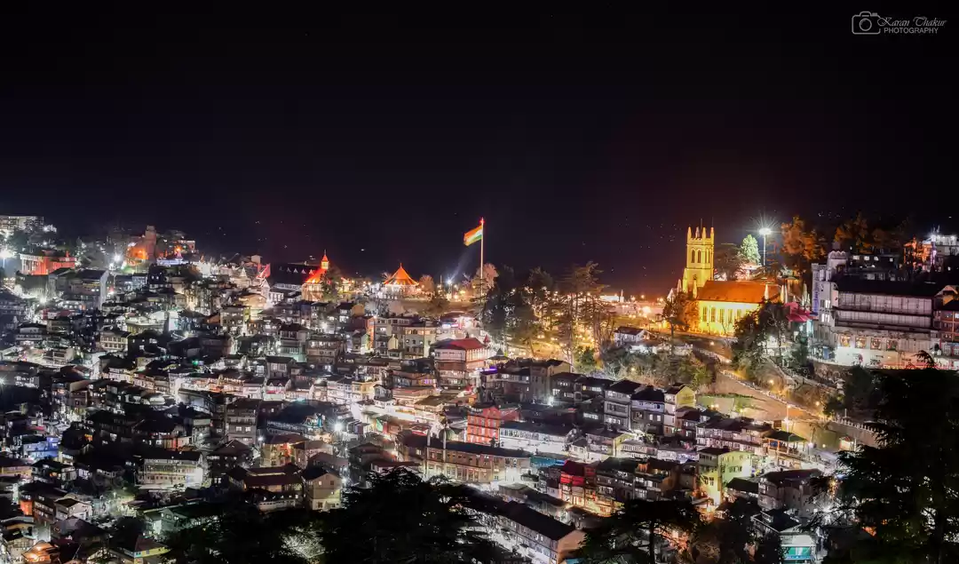Photo of City lights Shimla ©