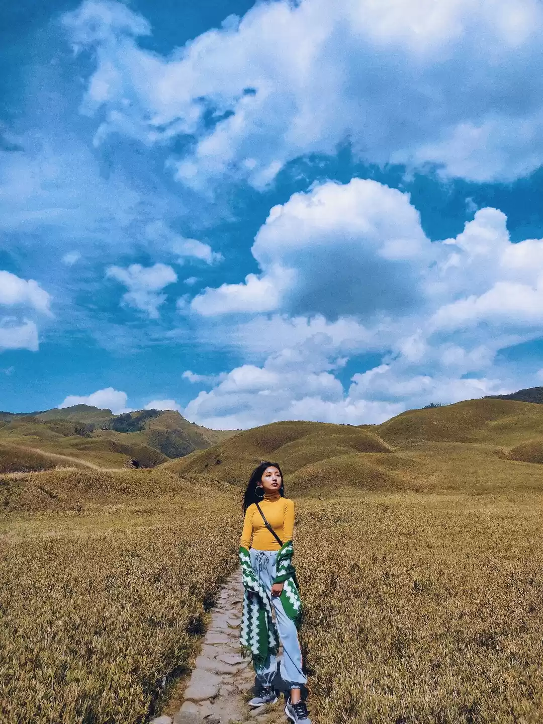 Photo of Dzukou Valley with F