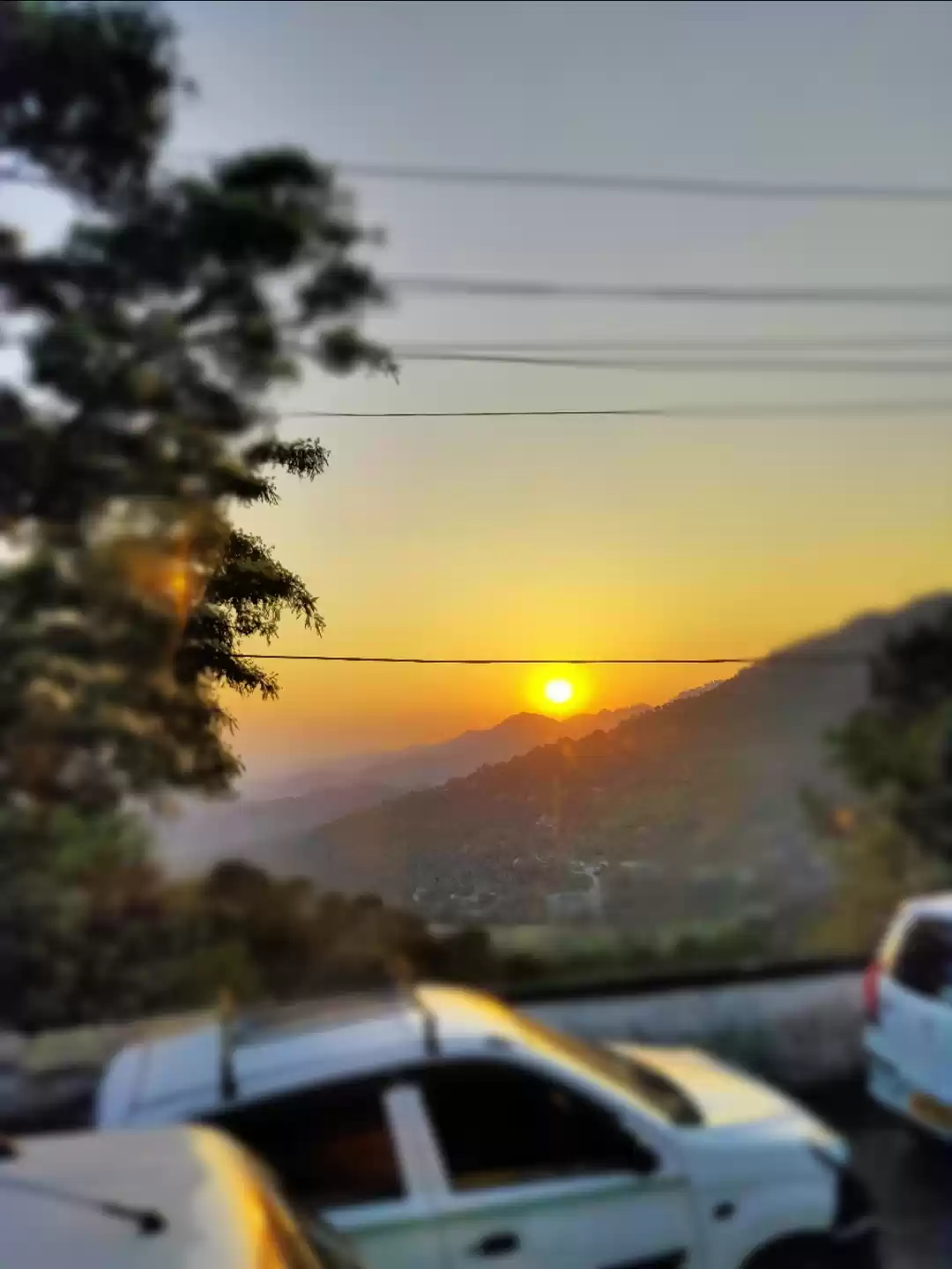 Photo of The Himalayas throug