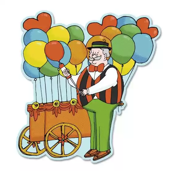 Photo of balloon seller