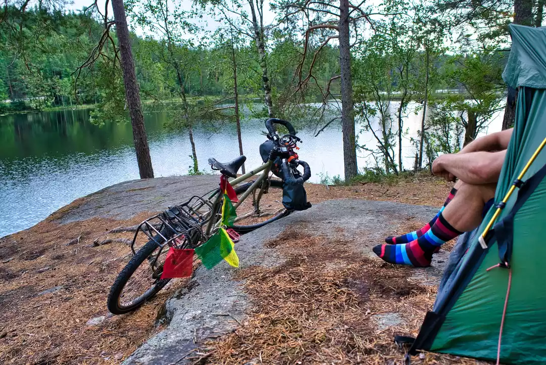 Photo of Camping at a lake in