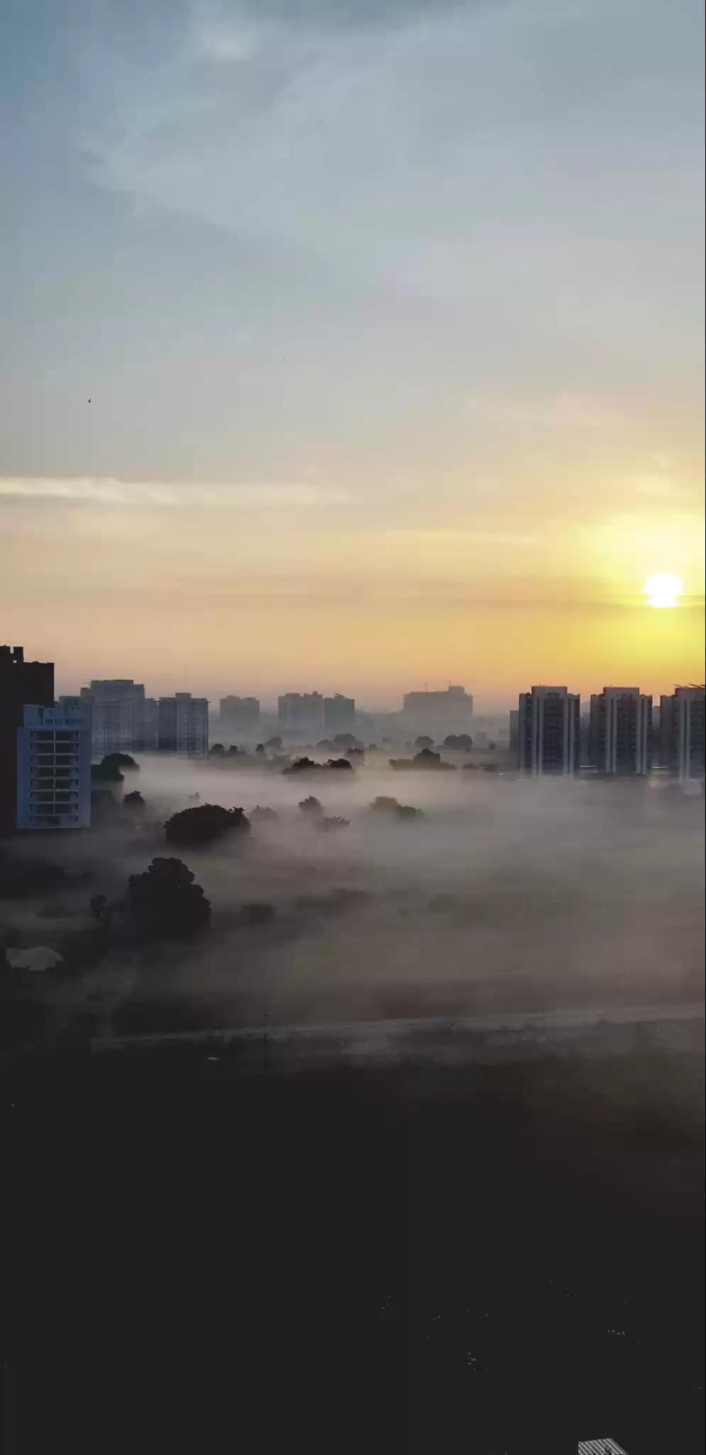 Photo of sun from my balcony 