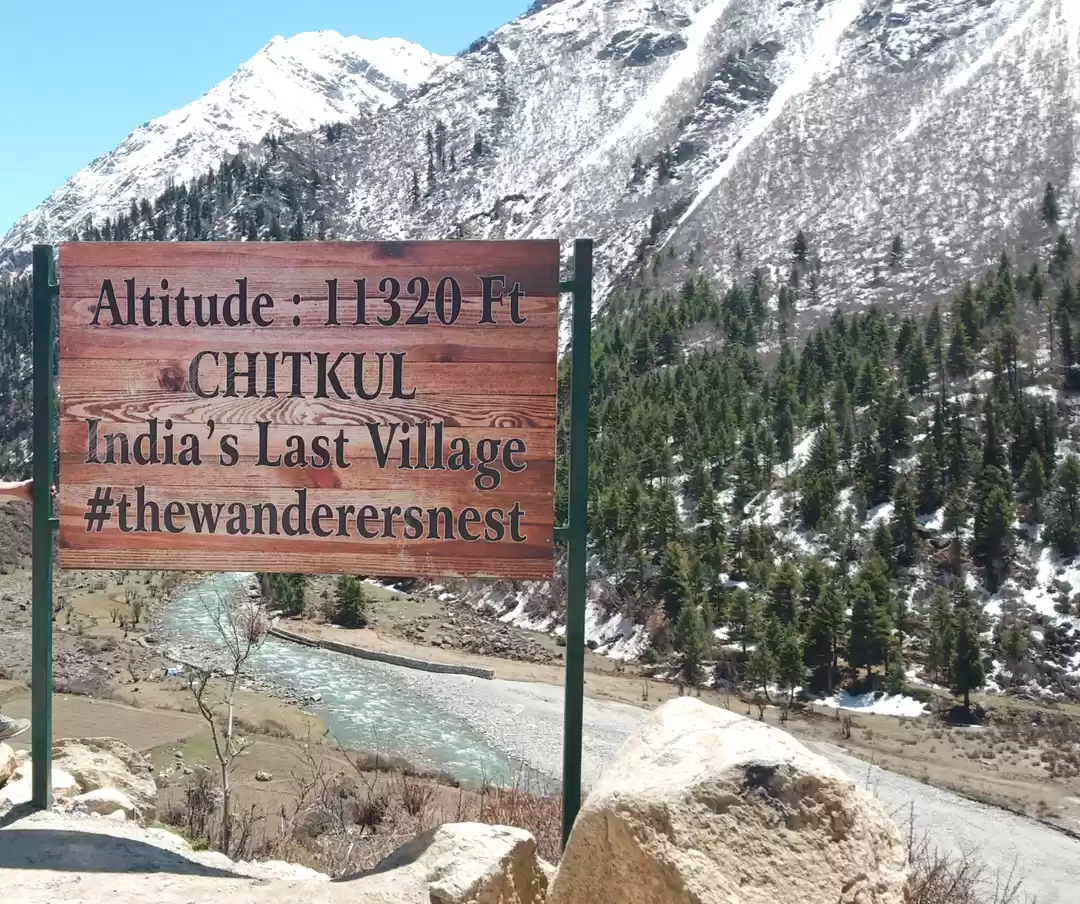 Photo of Chitkul... The last 