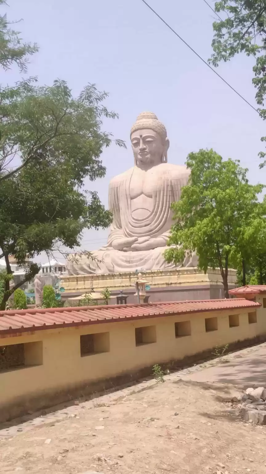 Photo of 80ft Buddha at Bodh 