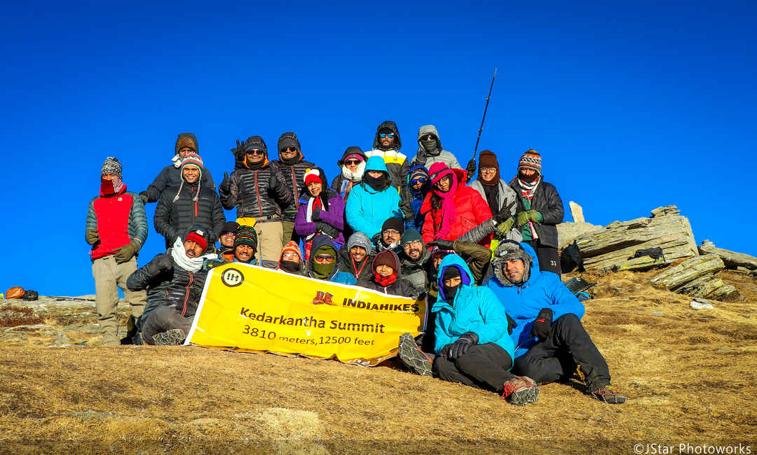 First High Altitude Trek To Kedarkantha 12 500 Feet By Indiahikes Tripoto The snow in winter on this trail is like sand in a. first high altitude trek to kedarkantha