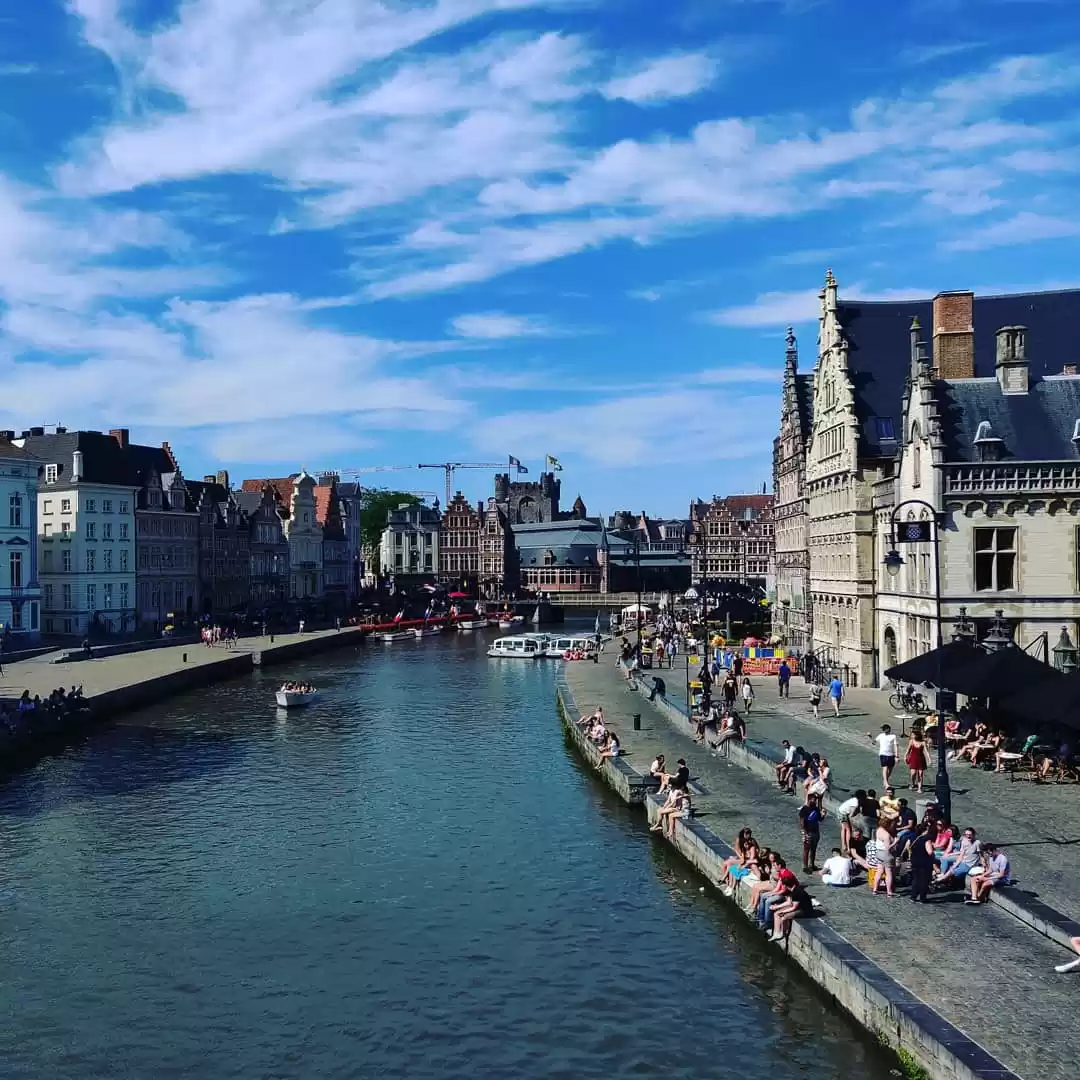 Photo of Ghent translates as