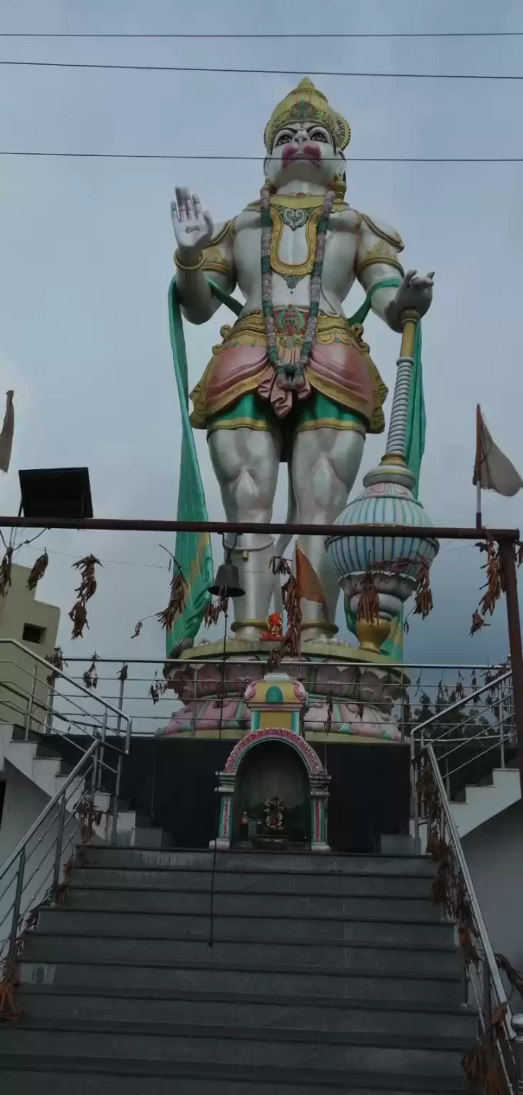 Photo of Hanuman statue, shad