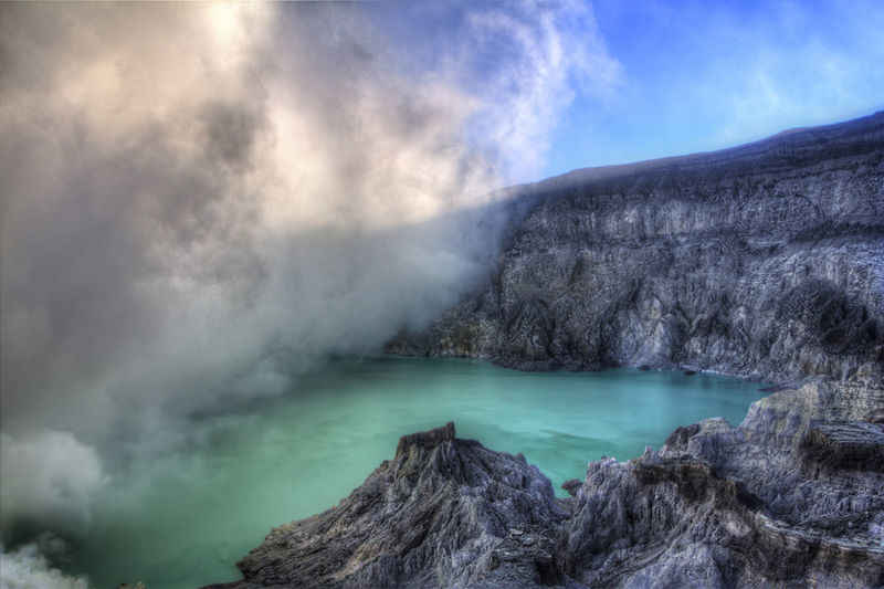 Photo of This August, Ditch The Beaches And Head To This Kaleidoscopic Volcanic Lake In Indonesia Instead