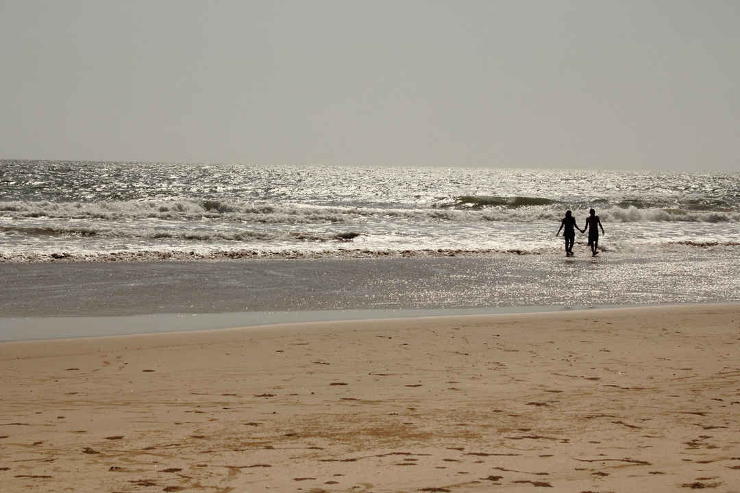 Guhagar beach is known as a virgin beach.