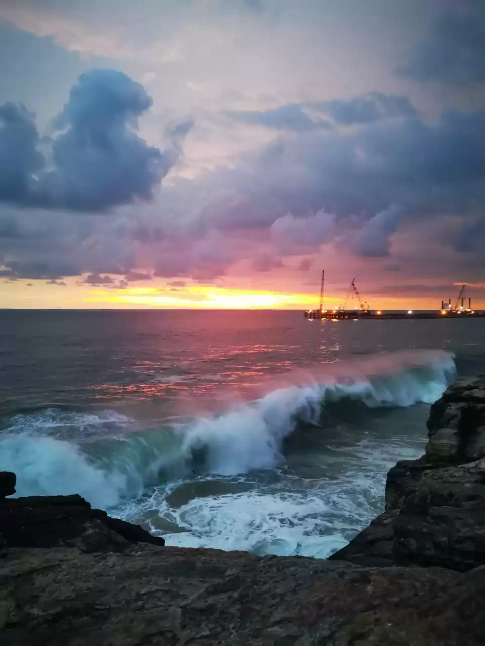 Photo of Sunset at Vizhinjam