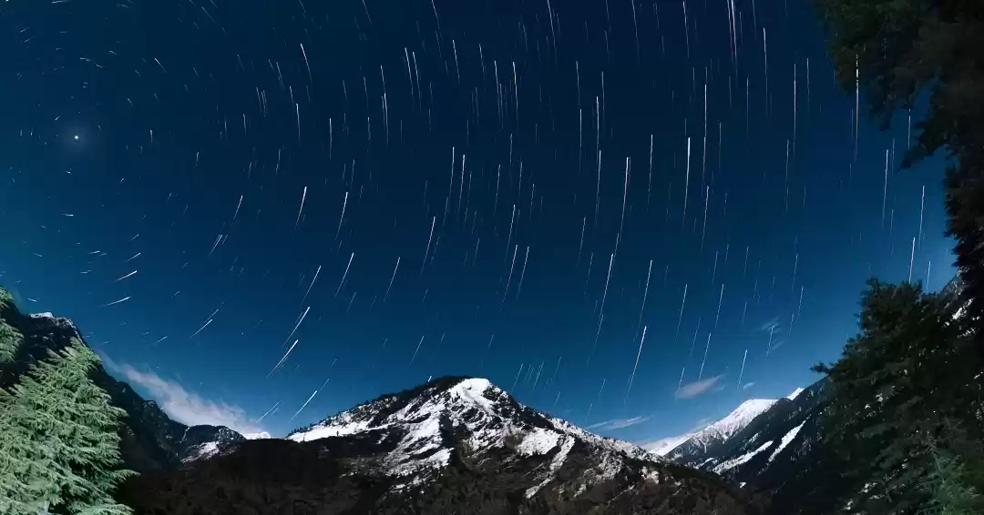 Photo of Startrail landscapes