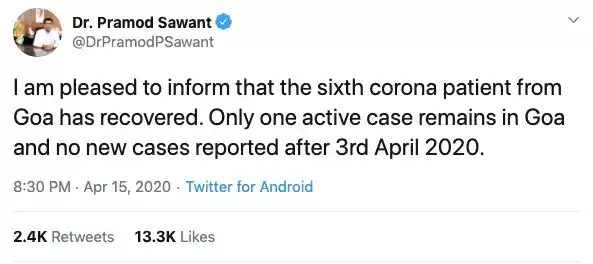 Photo of With No New COVID-19