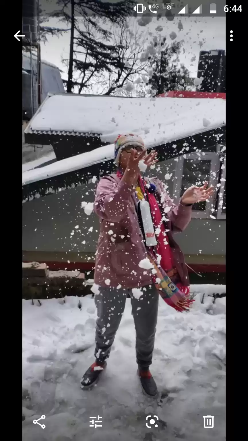 Photo of Snow and me