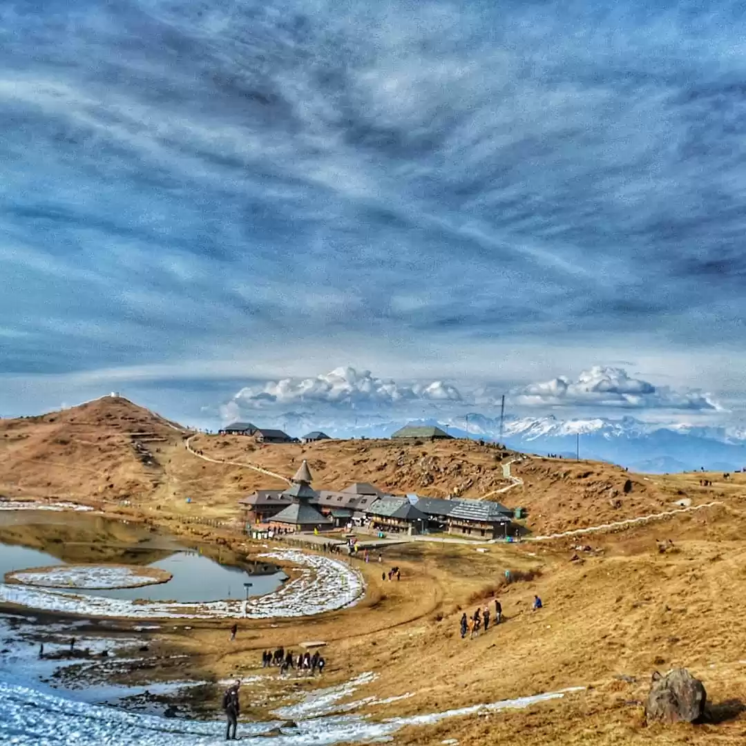 Photo of Parashar lake trek .