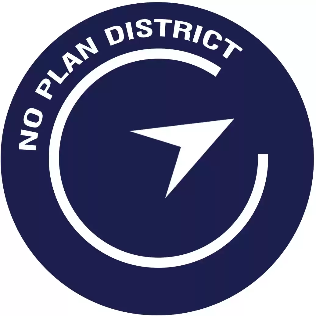 Photo of no plan district