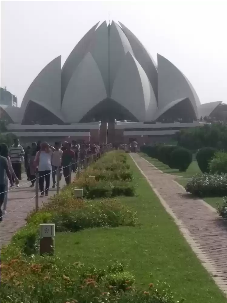 Photo of Lotus Temple.