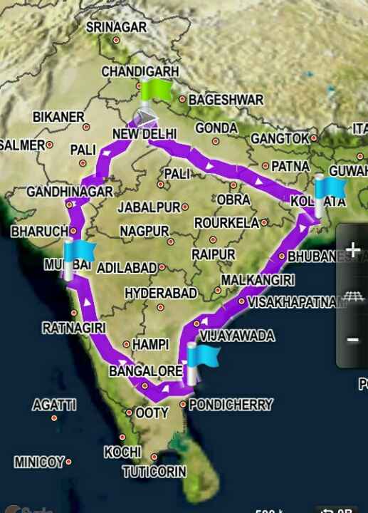 Hyderabad To Kochi Distance By Road The Two Most Challenging Bike Routes: K2K And The Gq - Tripoto