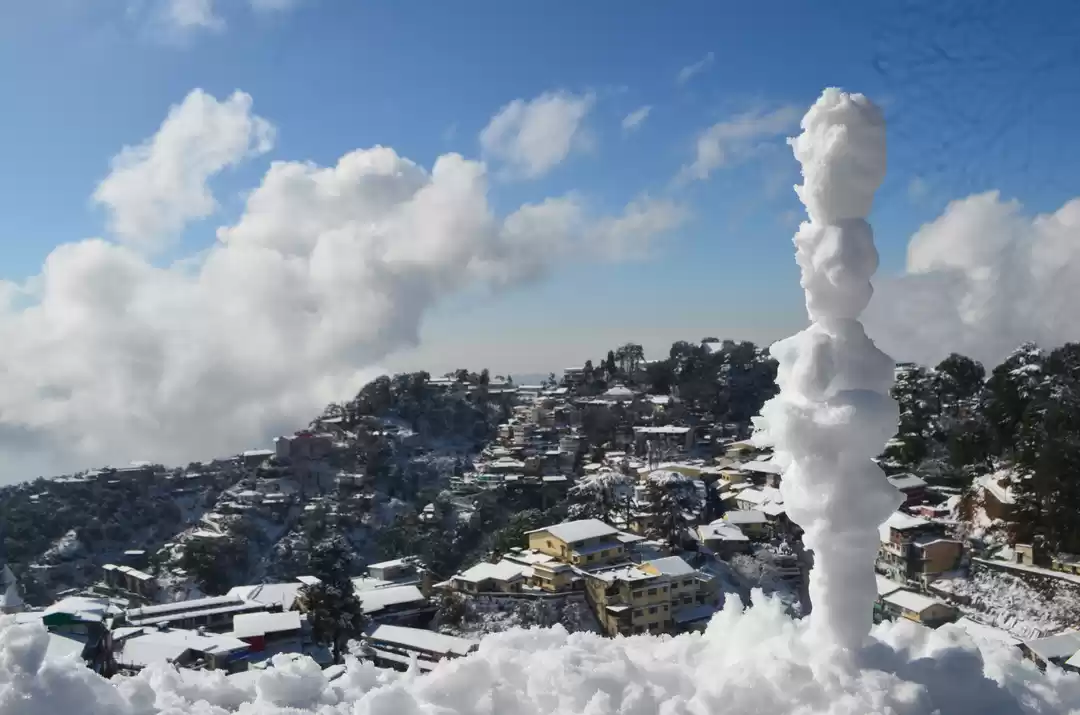 Photo of fully snow in mussoo