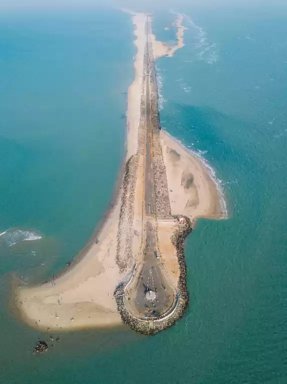 Photo of Dhanushkodi; Last ro