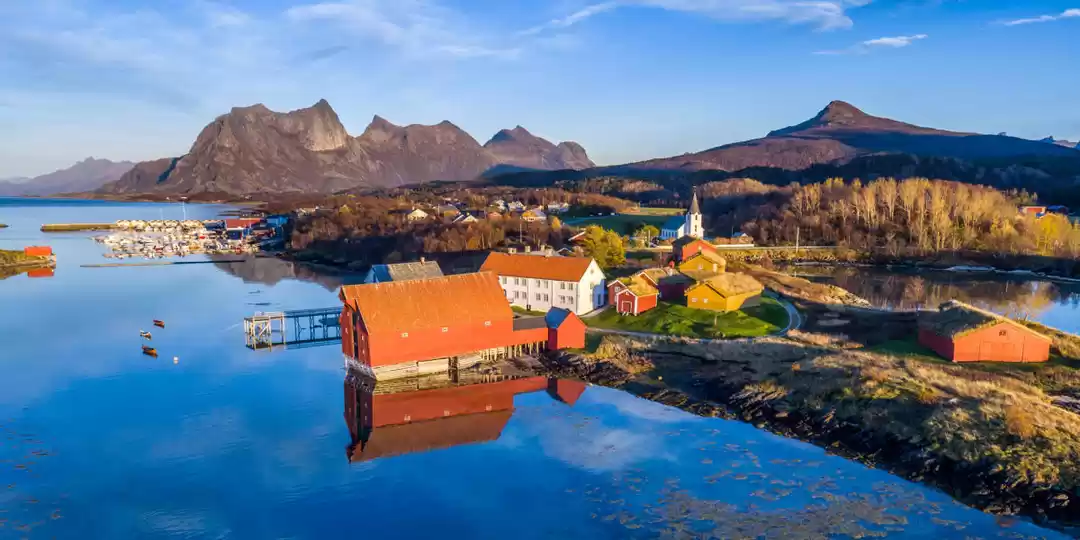 Photo of नॉर्वे बर्फ और पहाड़ो