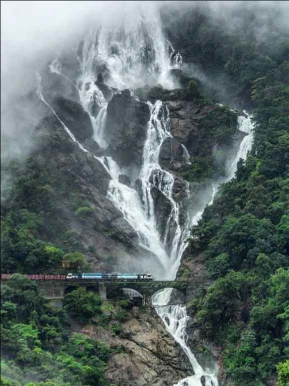 Dudhsagar : That 200m train tunnel walk to reach Falls. - Tripoto