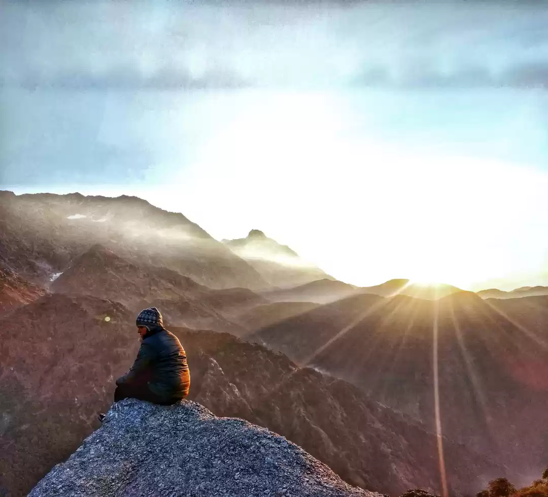 Photo of Sunrise and mountain