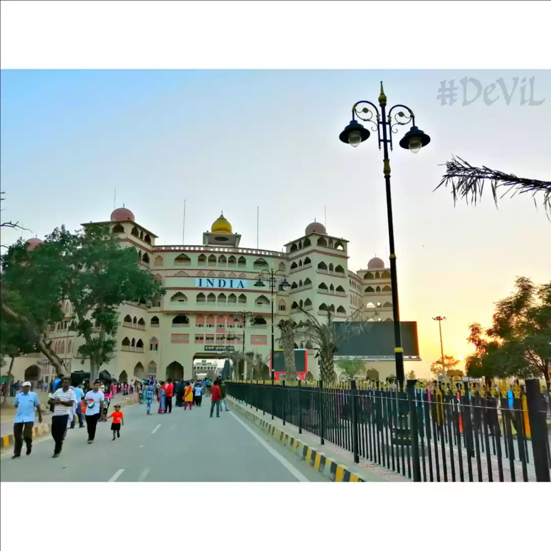 Photo of wagah border:-a plac