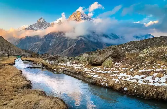 Photo of जनवरी में बर्फ के सा