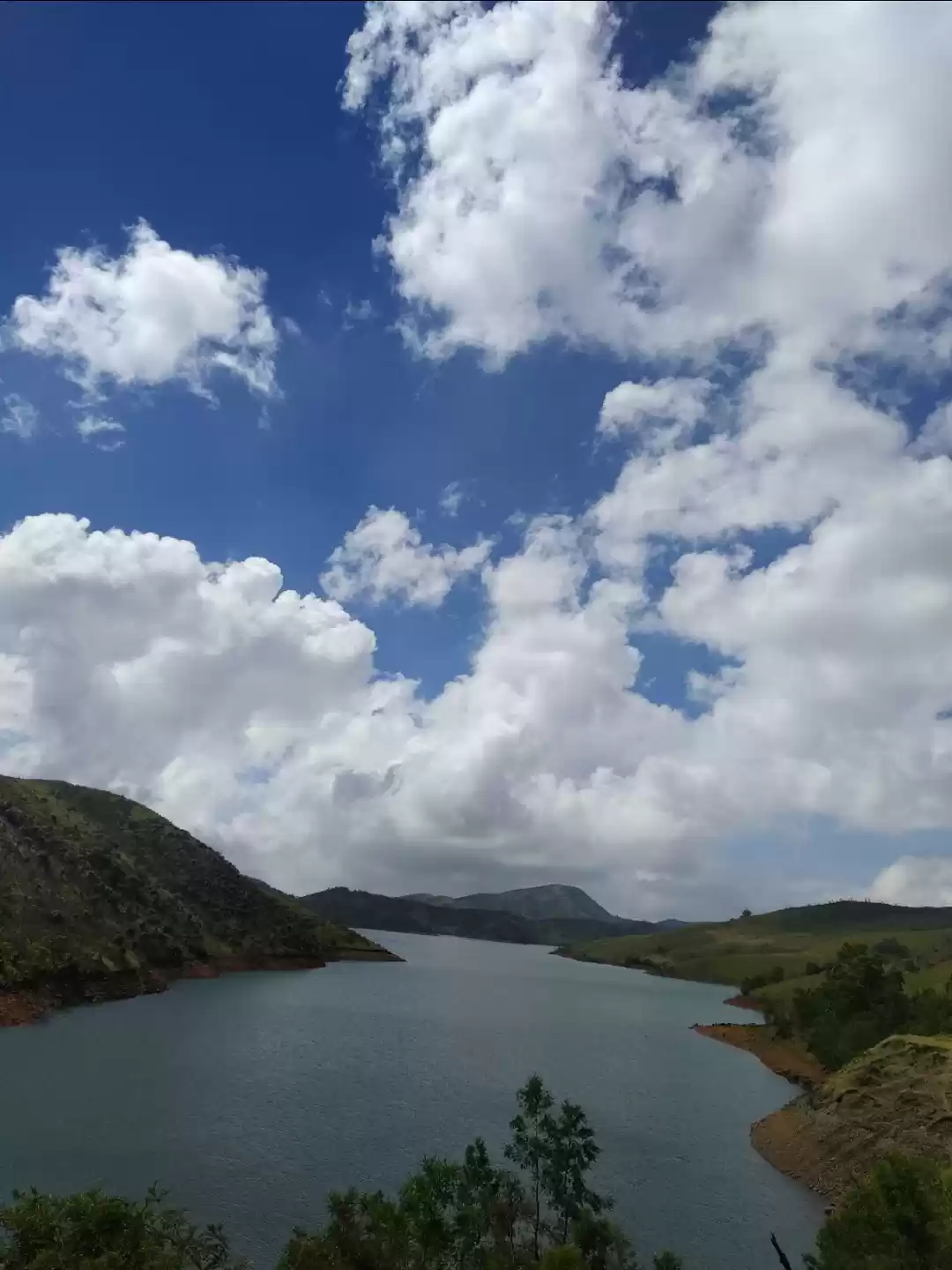 Photo of A lake created by hu