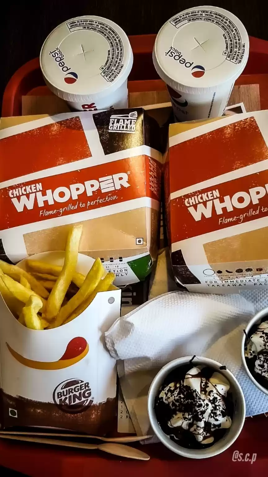 Photo of Burger king #pepsi #