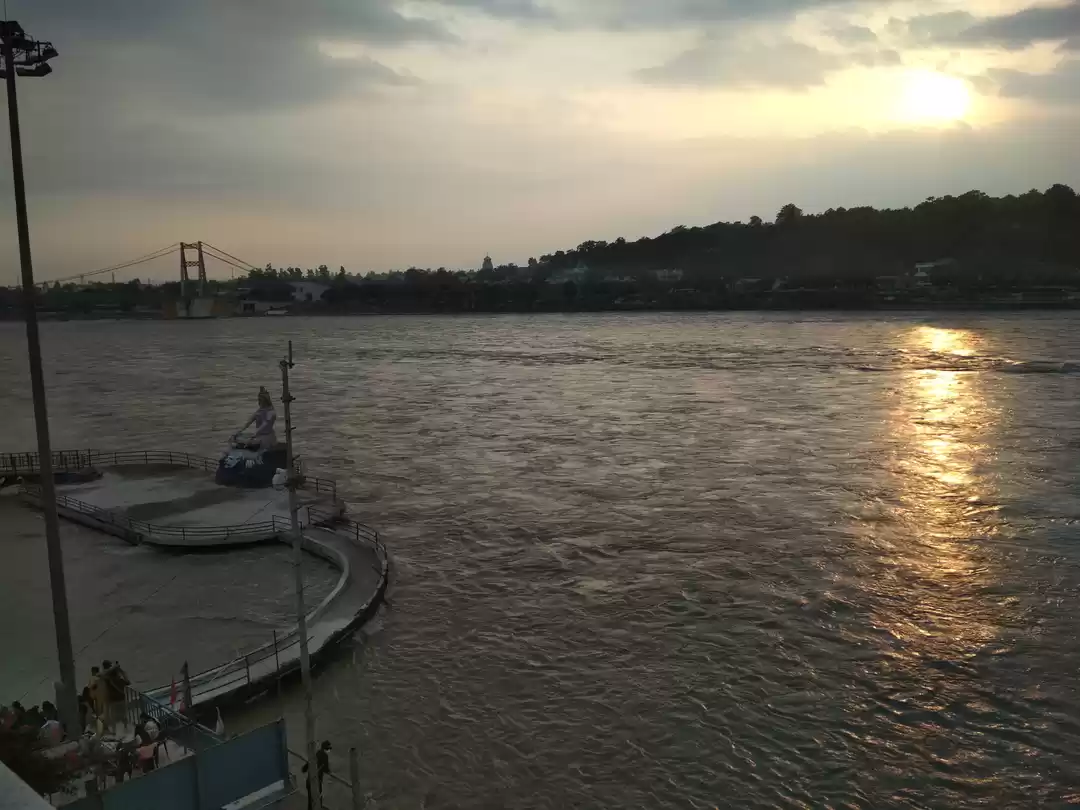Photo of Laksham Jhula, Sunse
