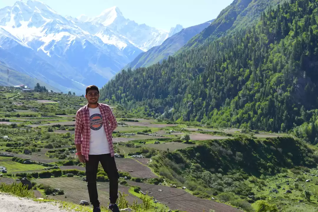Photo of last village of indi