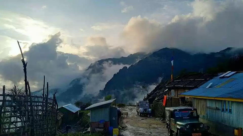 Photo of village trek to sand