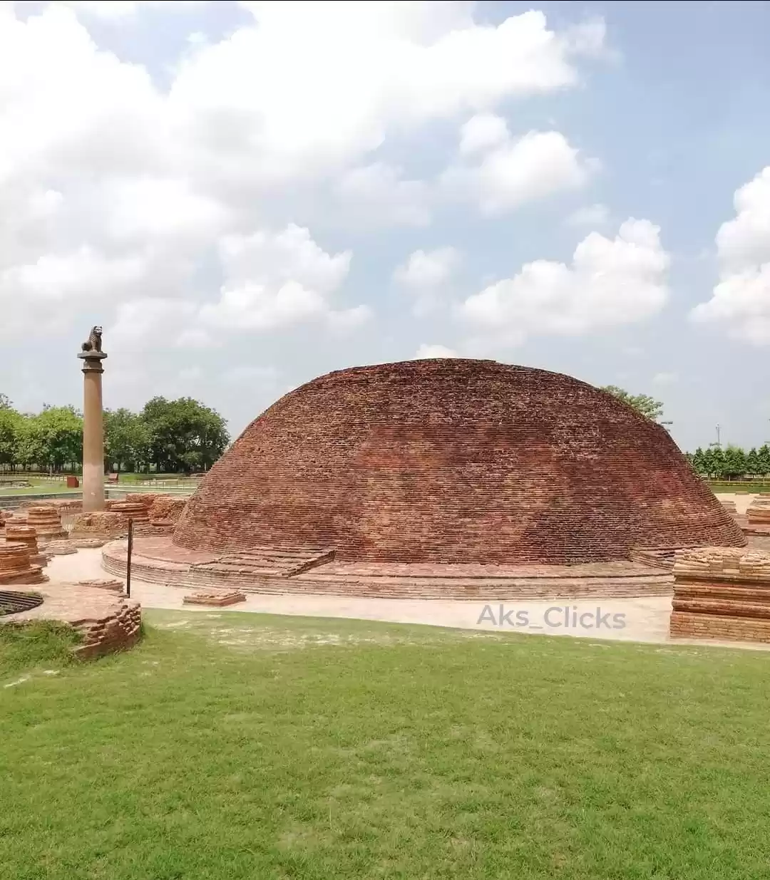 Photo of Ashoka Pillar also k